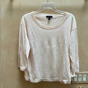 J. Crew linen sweater